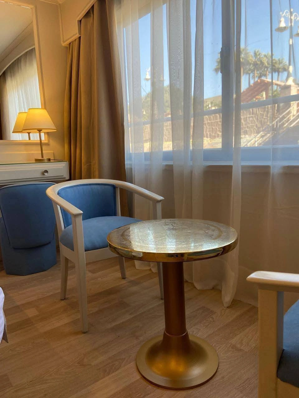 Cabin aboard the Queen Of Sheba Nile cruise